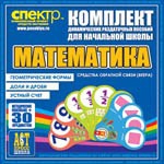 Комплект динамических раздаточных пособий - Математика (веера) Устный счет, доли и дроби, геометрические фигуры - «globural.ru» - Енисейск