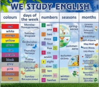 Стенд "We study english" - «globural.ru» - Енисейск