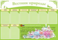 Стенд "Вестник природы" (вариант 4) - «globural.ru» - Енисейск