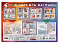 Стенд-уголок "Правила безопасности школьника" - «globural.ru» - Енисейск