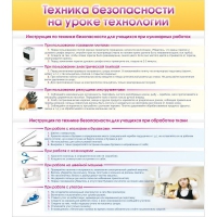 Стенд "Техника безопасности на уроке технологии" - «globural.ru» - Енисейск