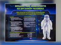 Стенд "Воздействие невесомости на организм человека" - «globural.ru» - Енисейск