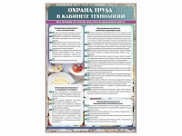 Стенд "Охрана труда в кабинете технологии" - «globural.ru» - Енисейск