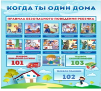 Стенд "Когда ты один дома" - «globural.ru» - Енисейск