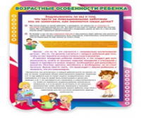 Стенд "Возрастные особенности ребенка" - «globural.ru» - Енисейск