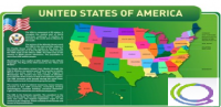 Стенд "United states of america" - «globural.ru» - Енисейск