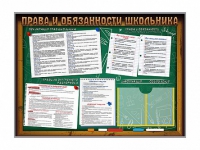 Стенд-уголок "Права и обязанности школьника" - «globural.ru» - Енисейск