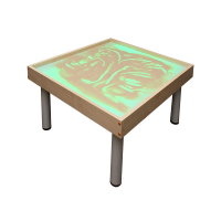 Столик на ножках для рисования песком Радуга. Подсветка RGB - «globural.ru» - Енисейск