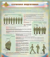 Стенд "Строевая подготовка" - «globural.ru» - Енисейск