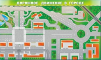 Доска магнитно-маркерная панорамная "Дорожное движение в городе" - «globural.ru» - Енисейск