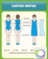 Стенд "Снятие мерок" (вариант 1) - «globural.ru» - Енисейск