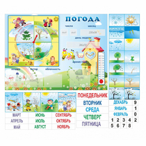 Стенд "Погода" с карманами для вставок - «globural.ru» - Енисейск