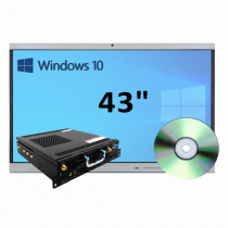 Интерактивная панель 43" (встроенный ПК, Win10) - «globural.ru» - Енисейск