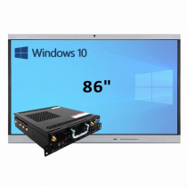Интерактивная панель 86" (встроенный ПК Win10, Intel i5) - «globural.ru» - Енисейск