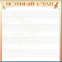 Доска магнитно-маркерная "Нотный стан" - «globural.ru» - Енисейск