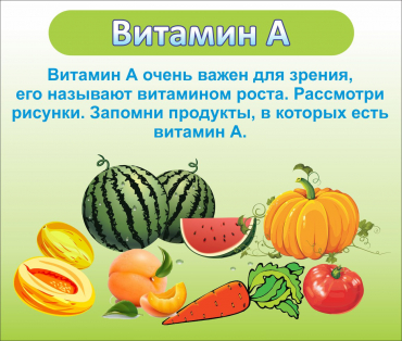 Стенд "Витамин А" - «globural.ru» - Енисейск