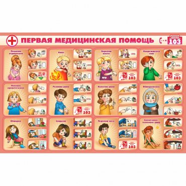 Стенд "Первая помощь" - «globural.ru» - Енисейск